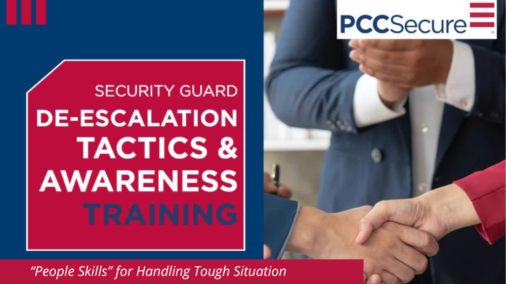 Cover for De-Escalation Tactics & Awareness Training